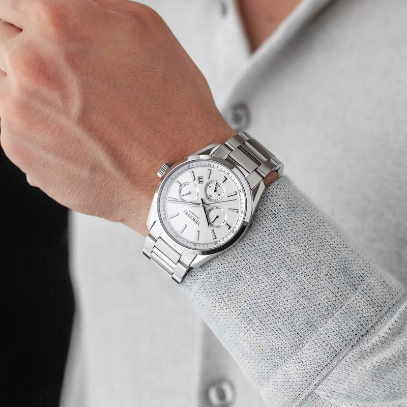 THE RESERVE AUTOMATIC - GRAY/SILVER Gray/Silver | White Dial