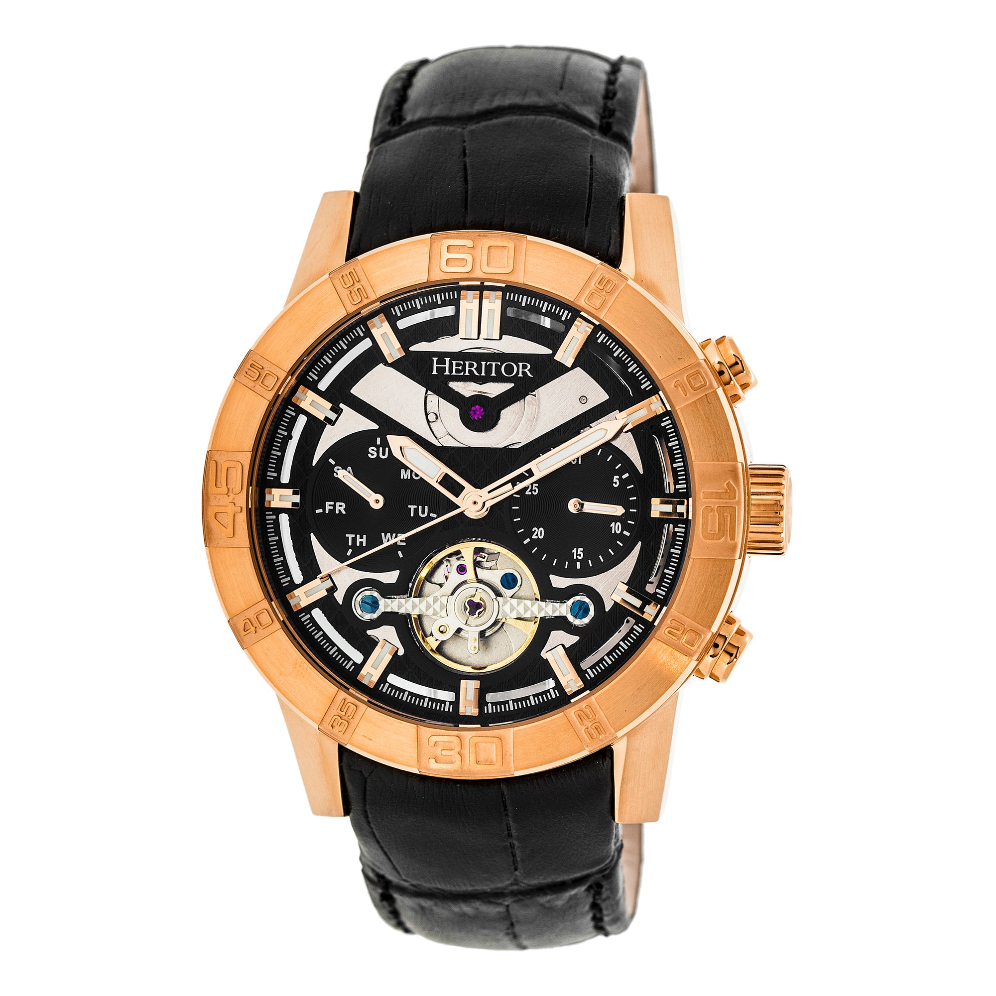 Hannibal Rose Gold/Black | Black Dial