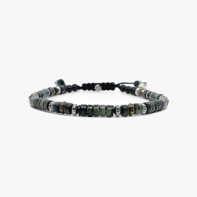 Heishi Green Gemstone  |  Dial