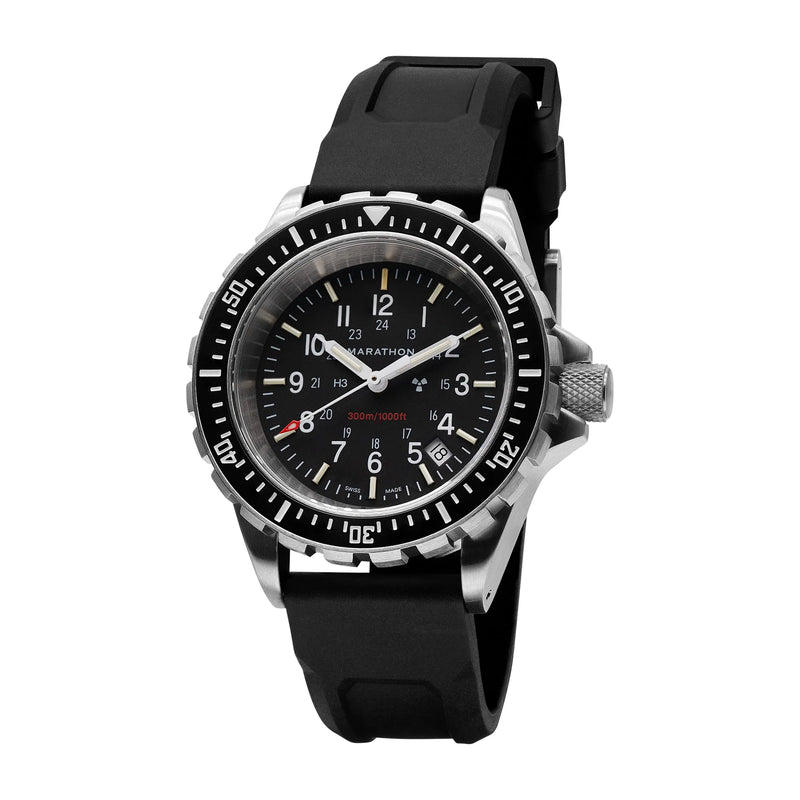 Dive SS/BKSS 3PC RUBBER (WW194007SS-0130) | Black Dial