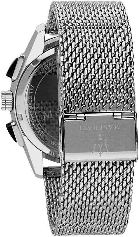 TRAGUARDO Black / Stainless Steel | Black Dial