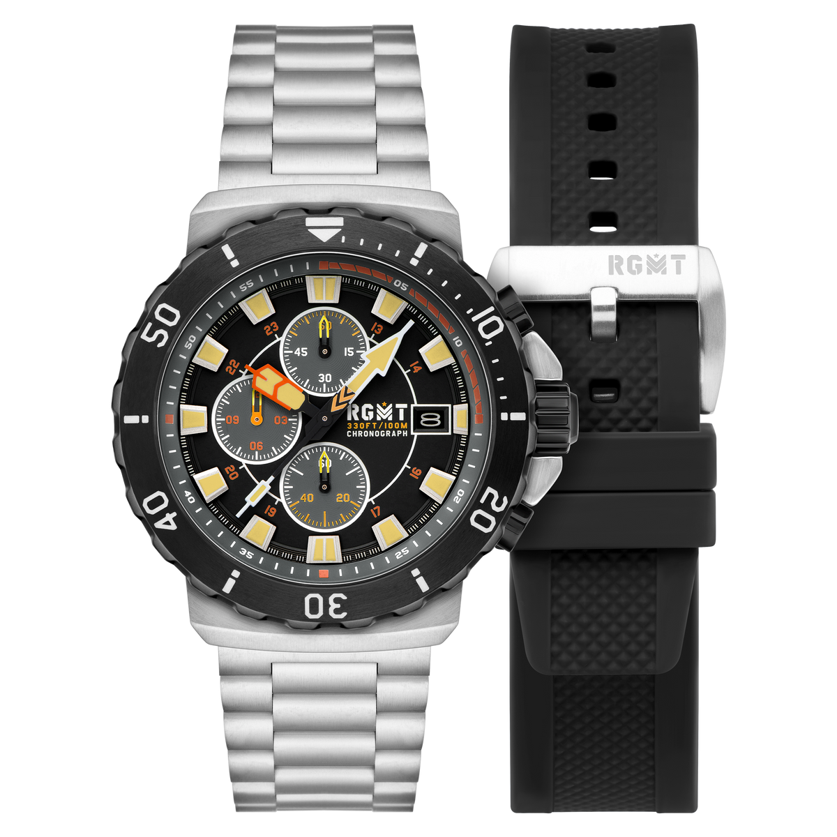 TRENCH CHRONOGRAPH BLACK / STAINLESS STEEL Black Dial
