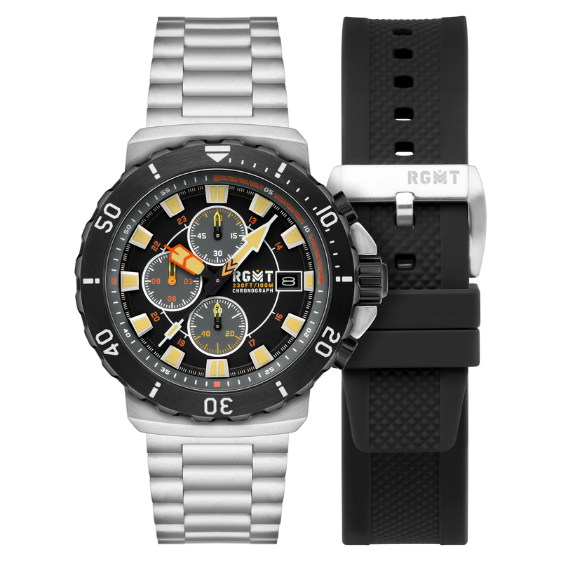 TRENCH CHRONOGRAPH BLACK / STAINLESS STEEL Black Dial