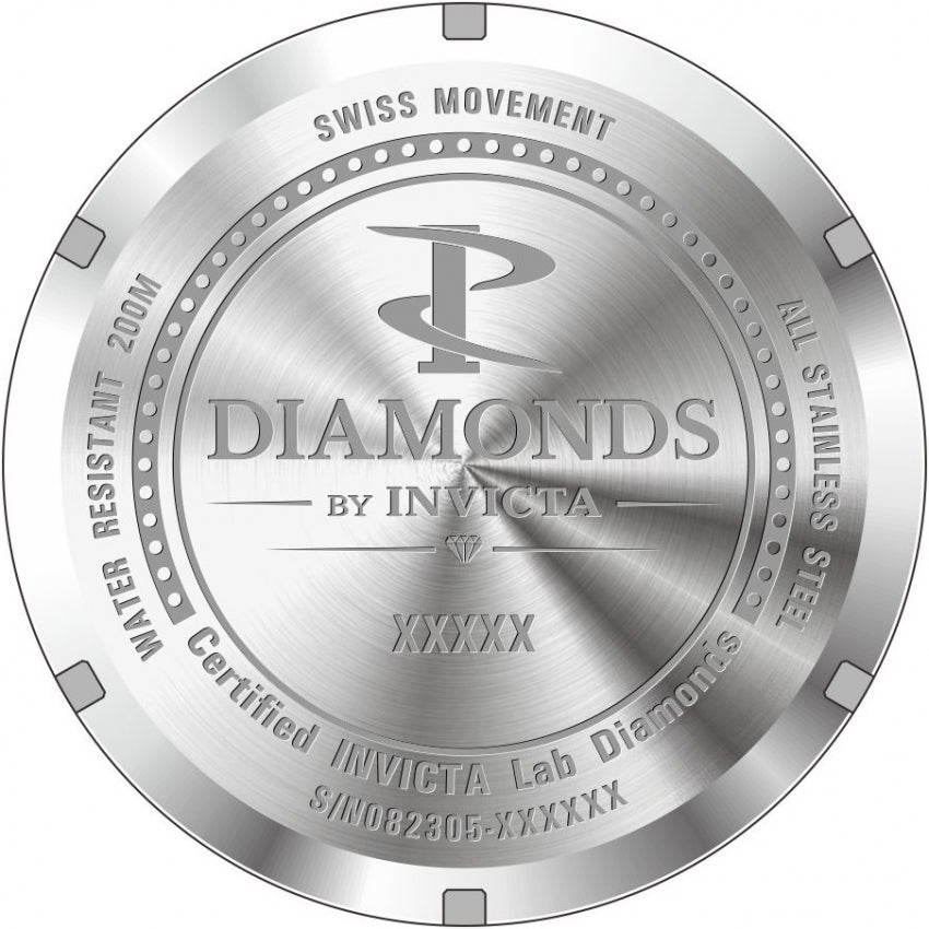 Elite Diamond Black Mother-of-Pearl dial / Black Stainless Steel