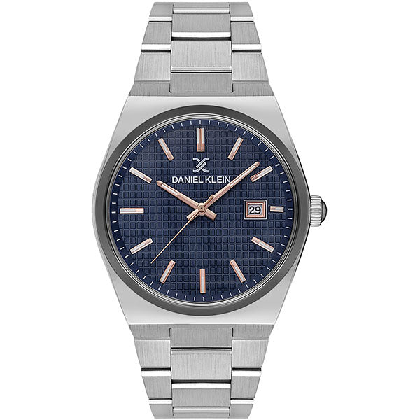 TPRX - Embossed - Date - DK13649 Silver / Blue Dial | Blue Dial