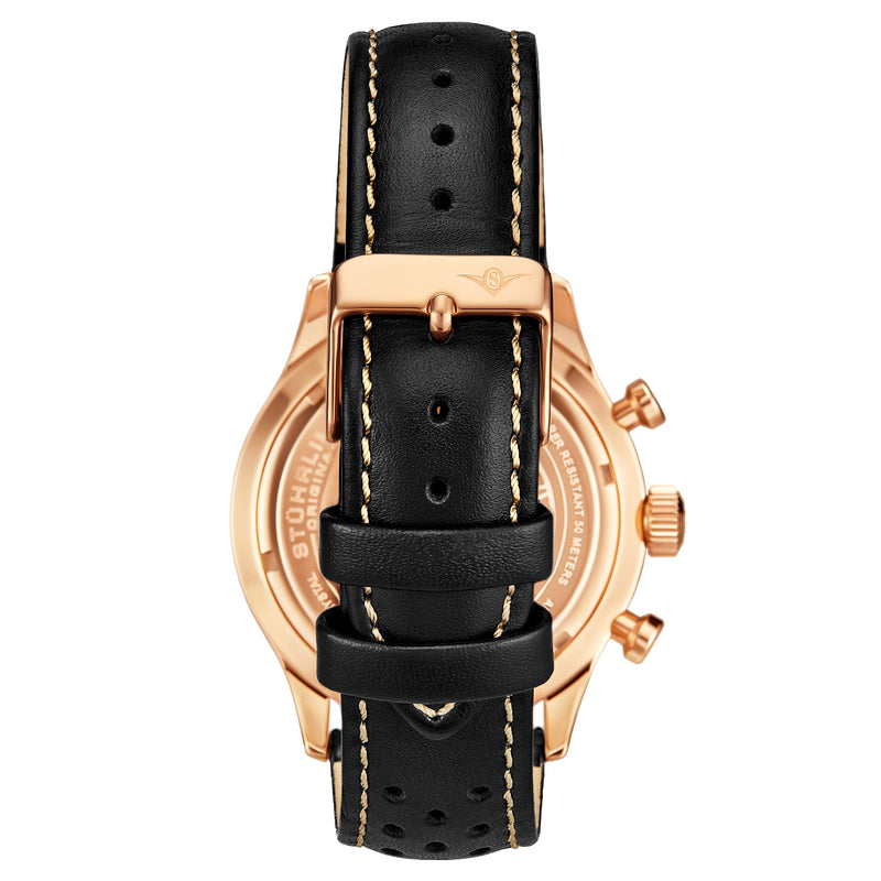 Monaco Brown/Leather/Brown Dial/Rose Case | Brown Dial