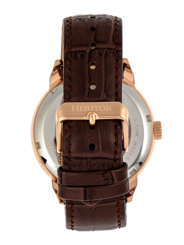 Sanford Semi-Skeleton Leather-Band