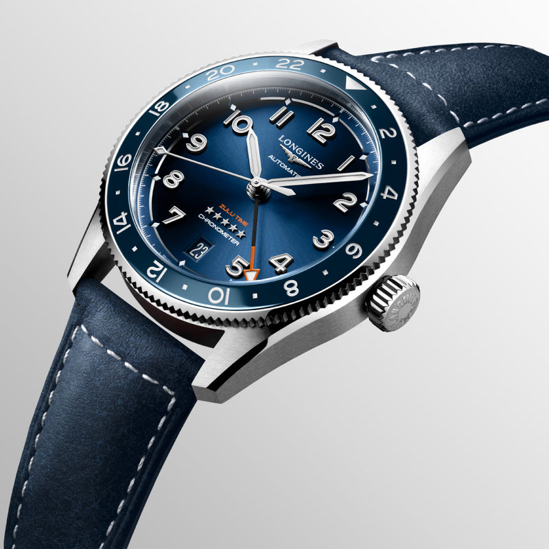 SPIRIT ZULU TIME Blue / Leather | Blue Dial
