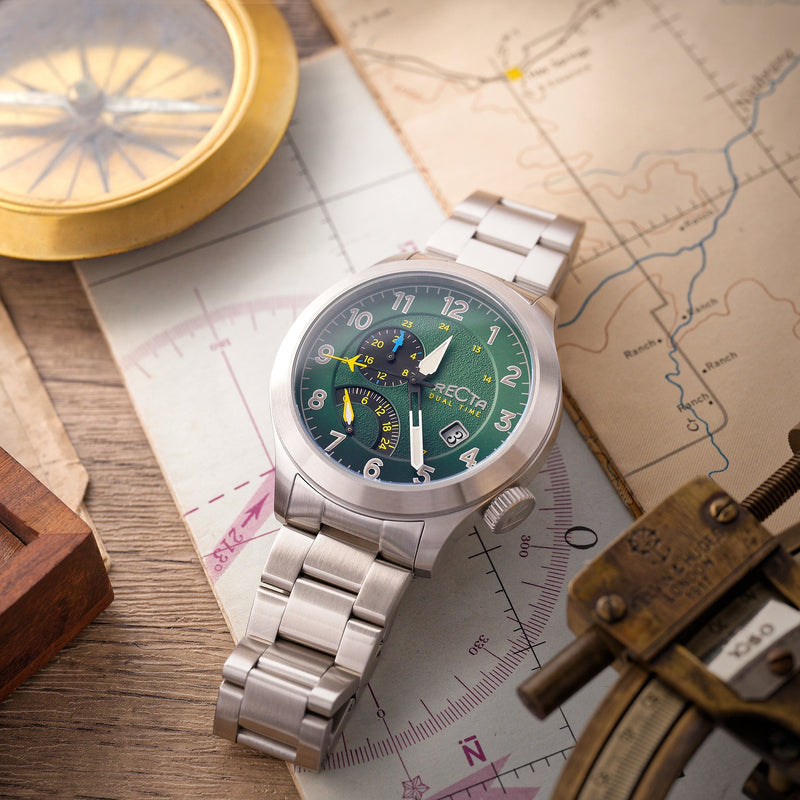 Altitude Japan Quartz Green / Stainless Steel |  Dial