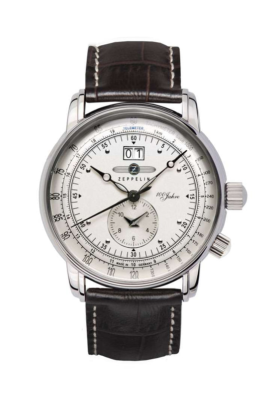100 Jahre Silver Dial with Black | Silver Dial
