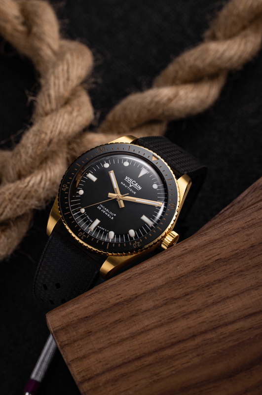 Skindiver Nautiqe Gold & Black | Black Dial