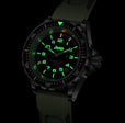 JEEP TSAR on Rubber (OD Green) JEEP TSAR | Black Dial