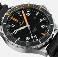 Mojave Rubber Strap | Black Dial