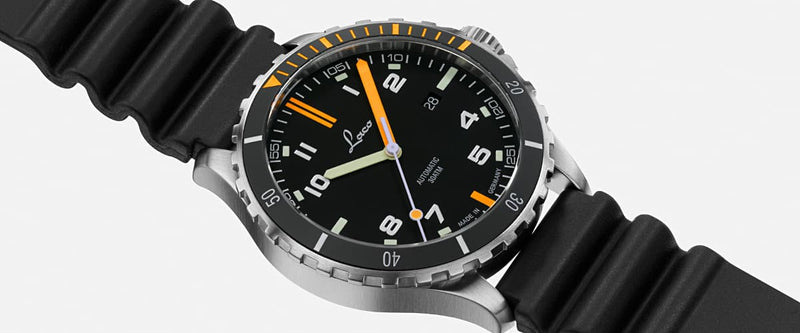 Mojave Rubber Strap | Black Dial