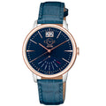 Rovescio Swiss Made Multifunction Big Date Silver/Blue,Blue band | Blue Dial