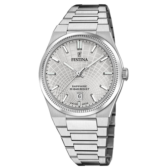 Rive Grey / Stainless steel Grey Dial