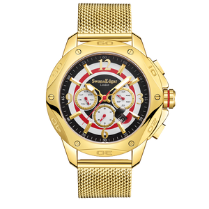 Sports Target Automatic Gold/Milanese White Dial