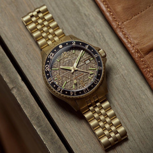 Baja GMT Gold / Stainless Steel | Gold Dial