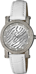 Silver/Gray Silver/Gray, White  Leather | Silver Dial