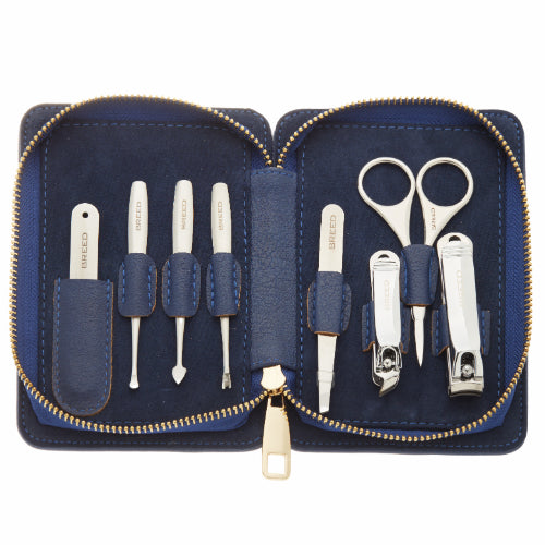 Katana 8 Piece Surgical Steel Groom Kit Blue