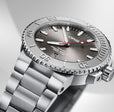 Aquis Date Relief Grey / Stainless Steel |  Dial