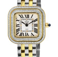 Bellagio GV2 Women's Diamond Swiss Quartz Watch, Silver/White dial 8 Diamonds, Bracelet | White Dial