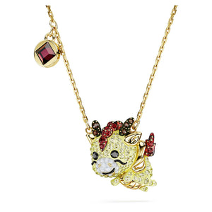 Chinese Zodiac Dragon Yellow / Gold-Tone Plated