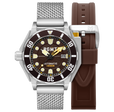 TORPEDO AUTOMATIC DIVER BROWN / STAINLESS STEEL | Brown Dial