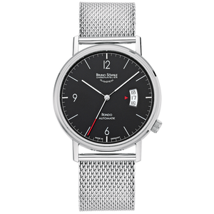 Rondo Automatik Automatik Black Dial / Stainless Steel Mesh Bracelet Black Dial
