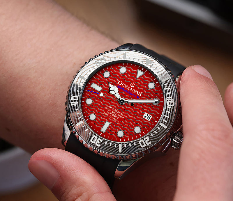 Deep Marine Explorer VI 6000m Grade 5 Titanium 6000m/RedDial | Red Dial