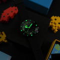 Cassini Automatic Space Invaders Limited Edition Black & Yellow / Black | Black Dial