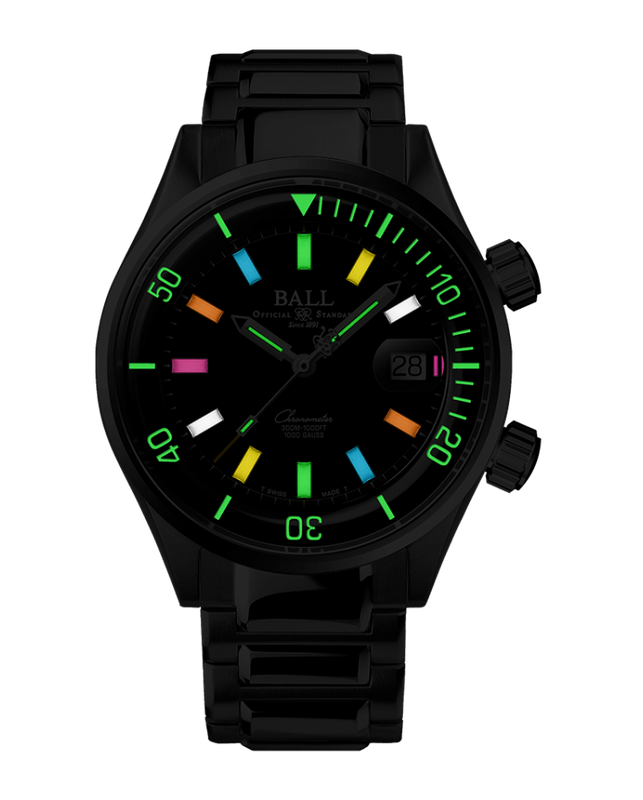 Engineer Master II Diver Chronometer 42Mm Black | Black Dial