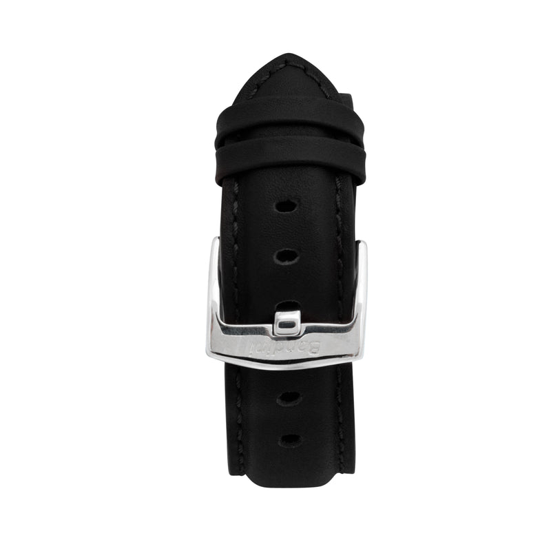 Classic Leather Band for Apple Watch Series 8/7/6/5/4/3/2/1/SE Black (38mm | 40mm | 41mm) |  Dial
