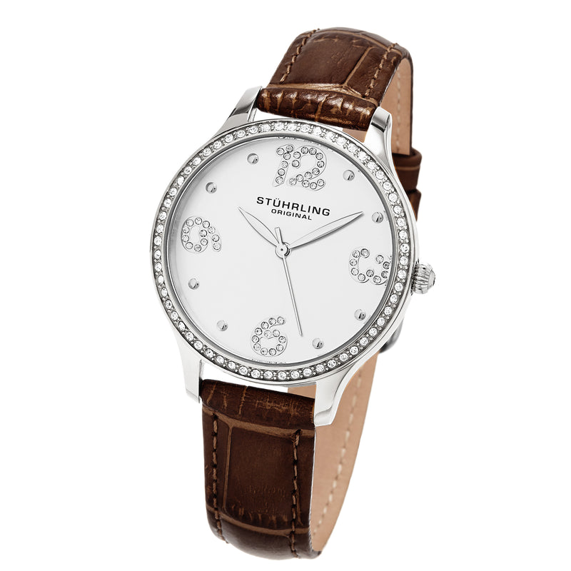 Vogue-560.01 Brown Leather | Silver Dial