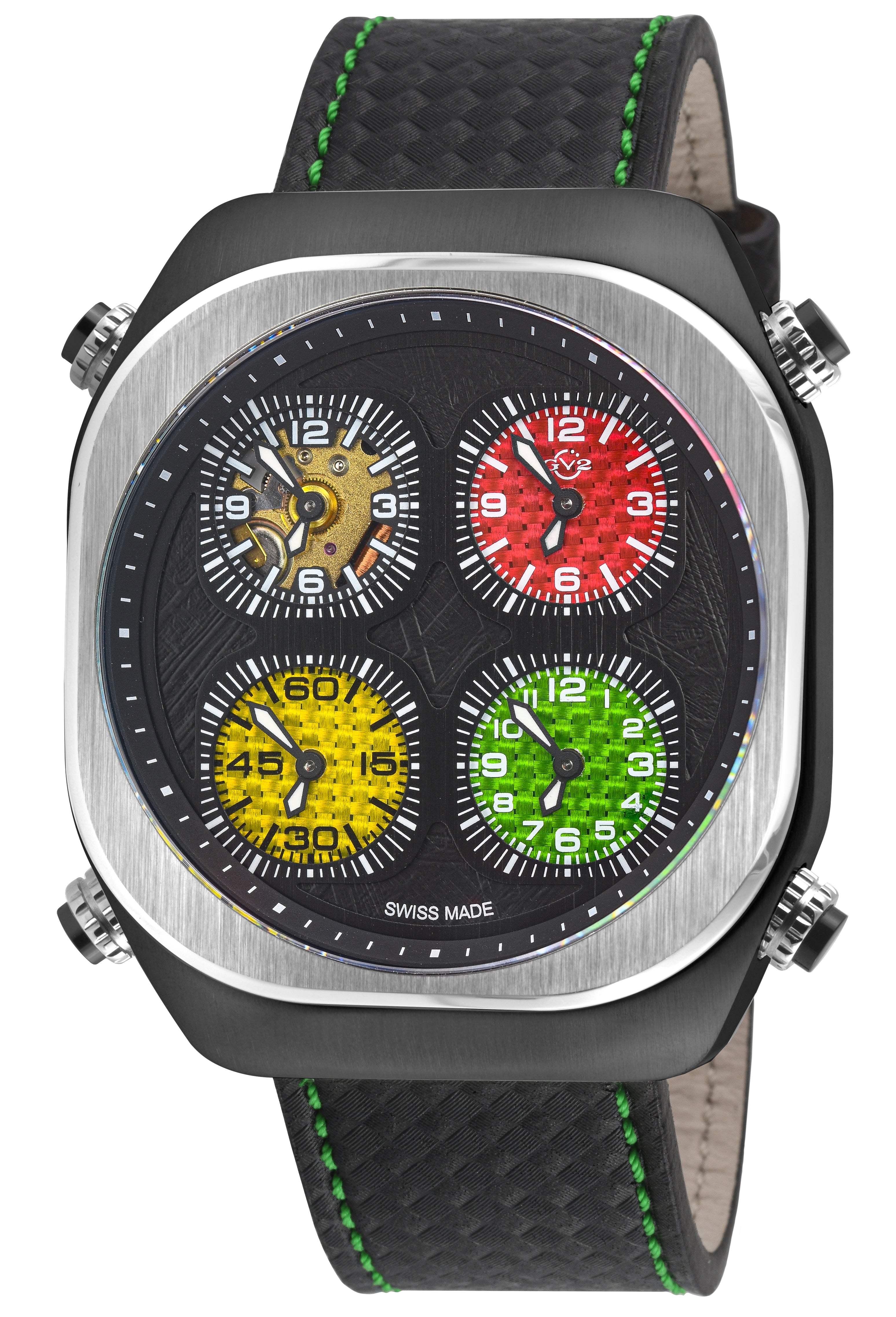 Gevril Quattro Zone Black Dial 43401 – Watch Gang