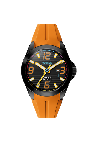 Torrent Automatic Atari Rainbow Limited Edition Black / Orange Rubber Black Dial
