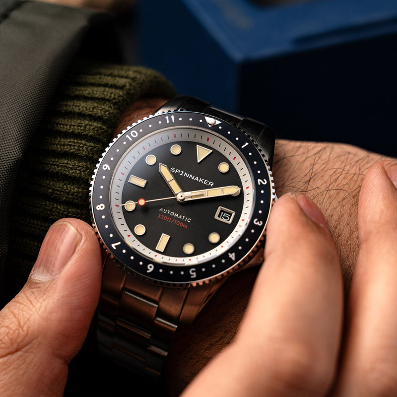 Croft Pioneer Automatic Black/Stainless Steel | Black Dial