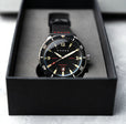Cross Baskerville Quartz Black / Black Leather | Black Dial