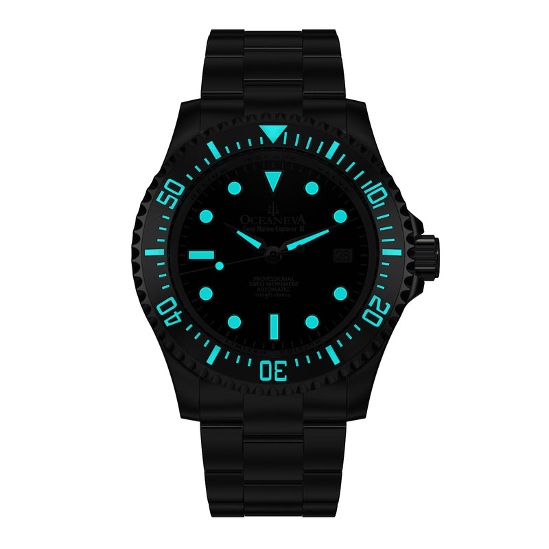 Deep Marine Explorer III – Black Dial