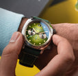 Hull Chronograph Green / Leather | Green Dial