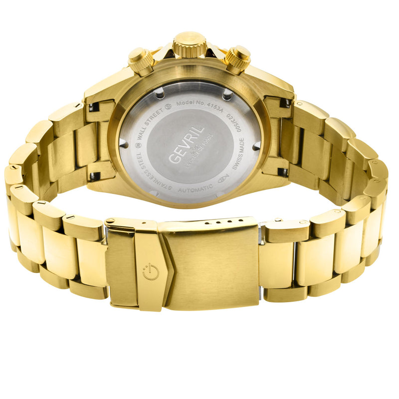 Wall Street Swiss Automatic Chronograph SW500 Blue Ceramic Bezel Divers Watch | Blue Dial