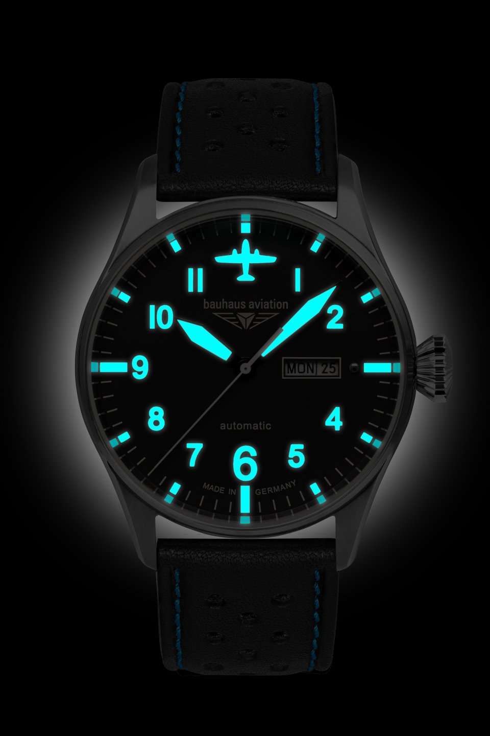 Aviation Tornado Black Dial with Blue | Black Dial