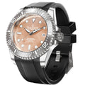 Damascus Deep Marine Explorer II Damascus Bezel | Rose Gold Dial