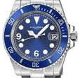 Barracuda 316L Case, Blue Sunray Dial, Ceramic Bezel, 316L Stainless Steel Bracelet | Blue Dial
