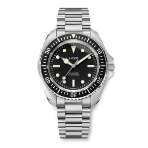 Diver 200M Automatic No-Date Black Dial and Bezel / 3-Link Stainless Steel Bracelet Black Dial