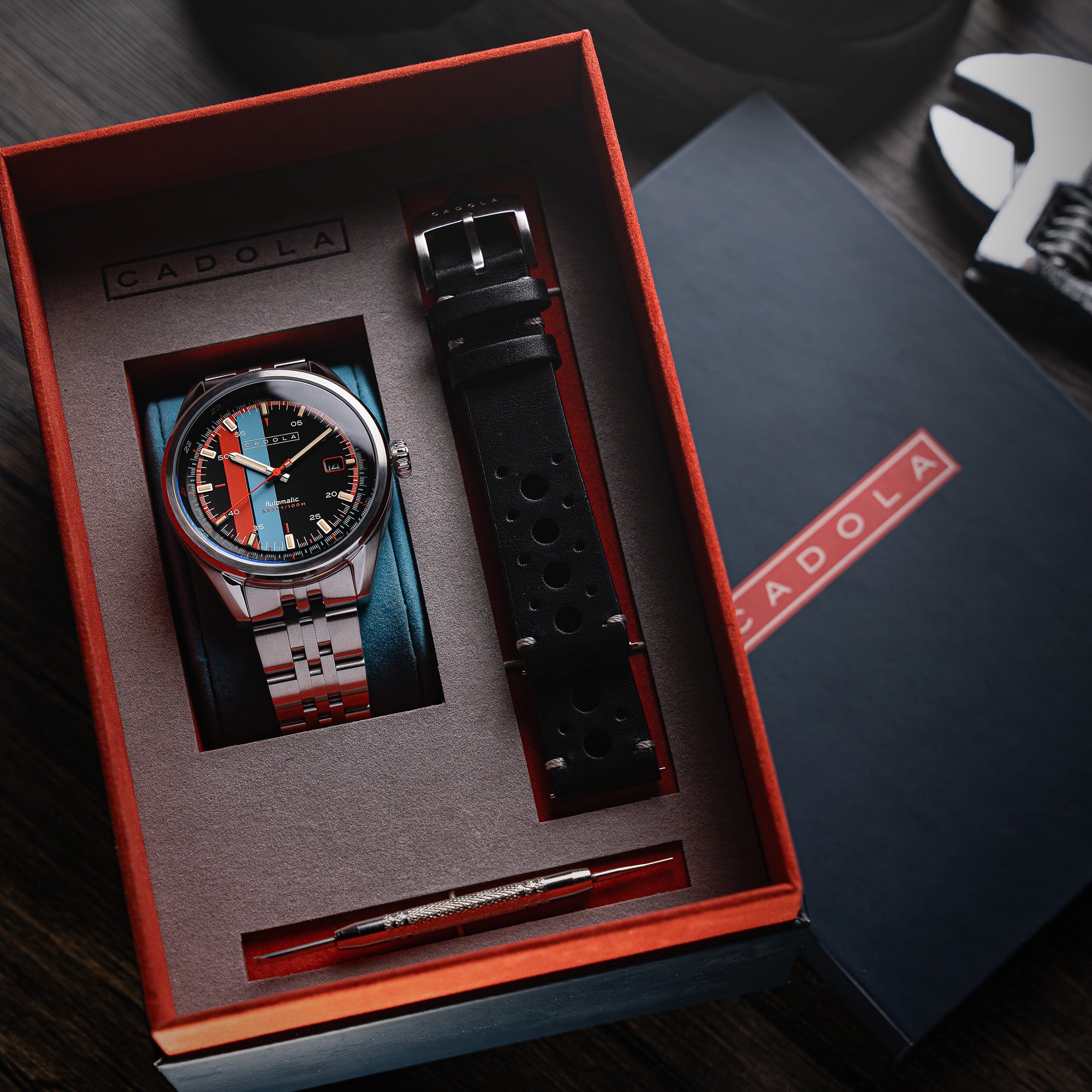 Cadola Pista Automatic SII NH35 Movement Black Dial CD-1031-33