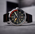 Camogli Automatic Grey / Black Leather | Grey Dial