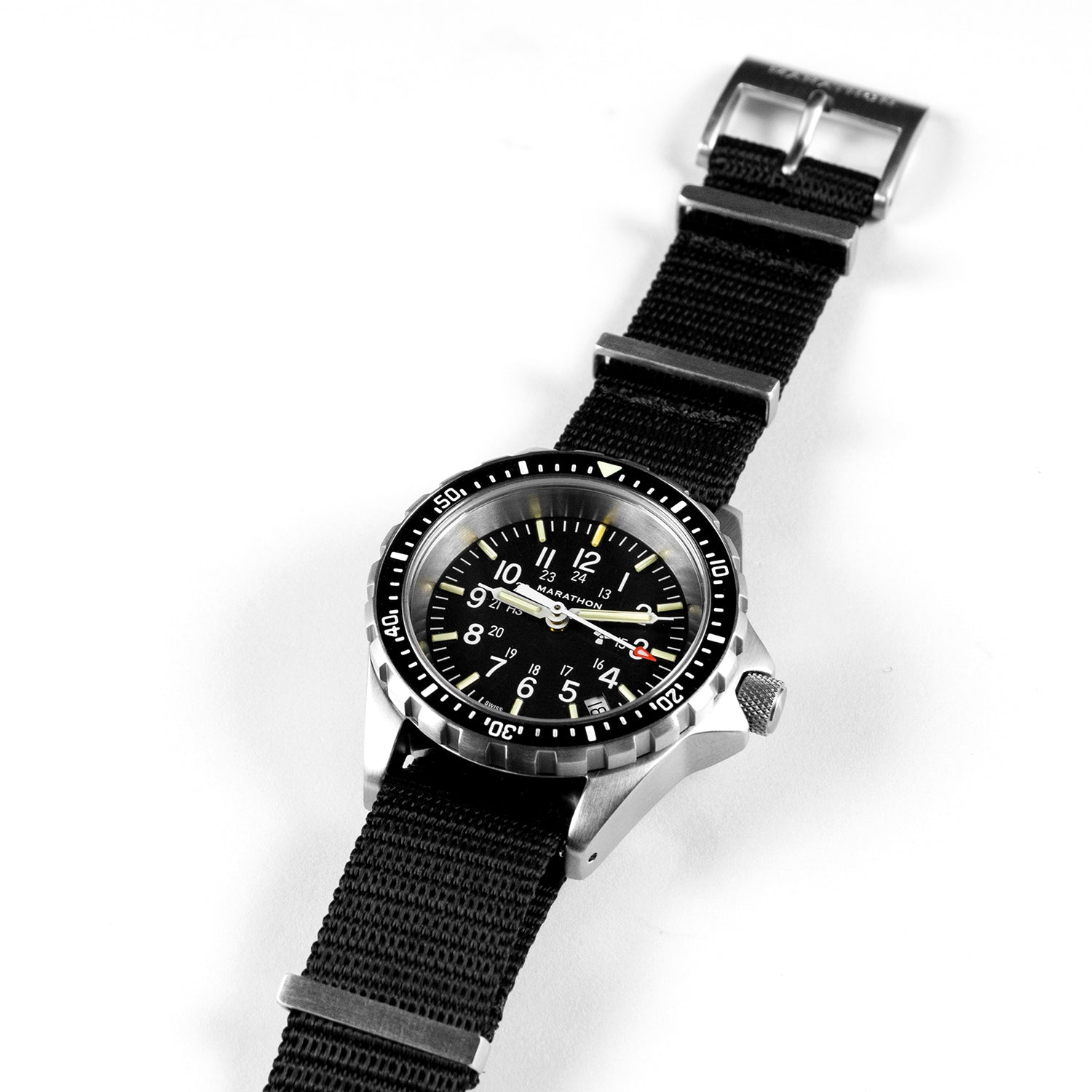 NYLON DEFSTAN STRAP, BLACK, 18MM BLACK/DEFESTAN |  Dial