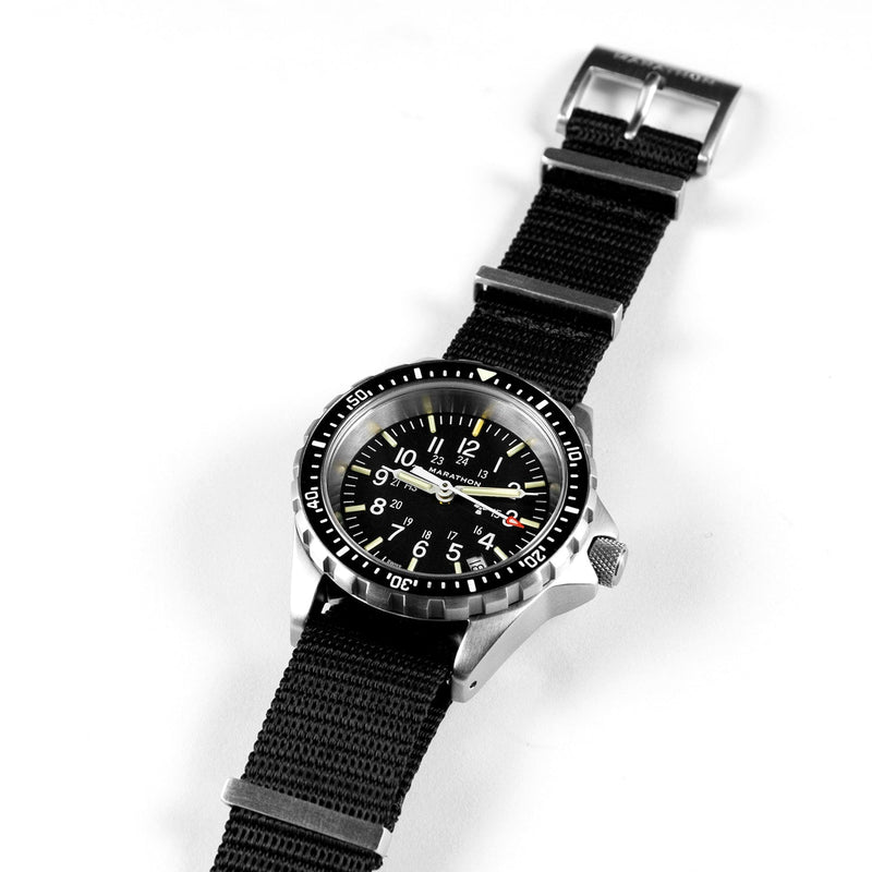 NYLON DEFSTAN STRAP, BLACK, 18MM BLACK/DEFESTAN |  Dial