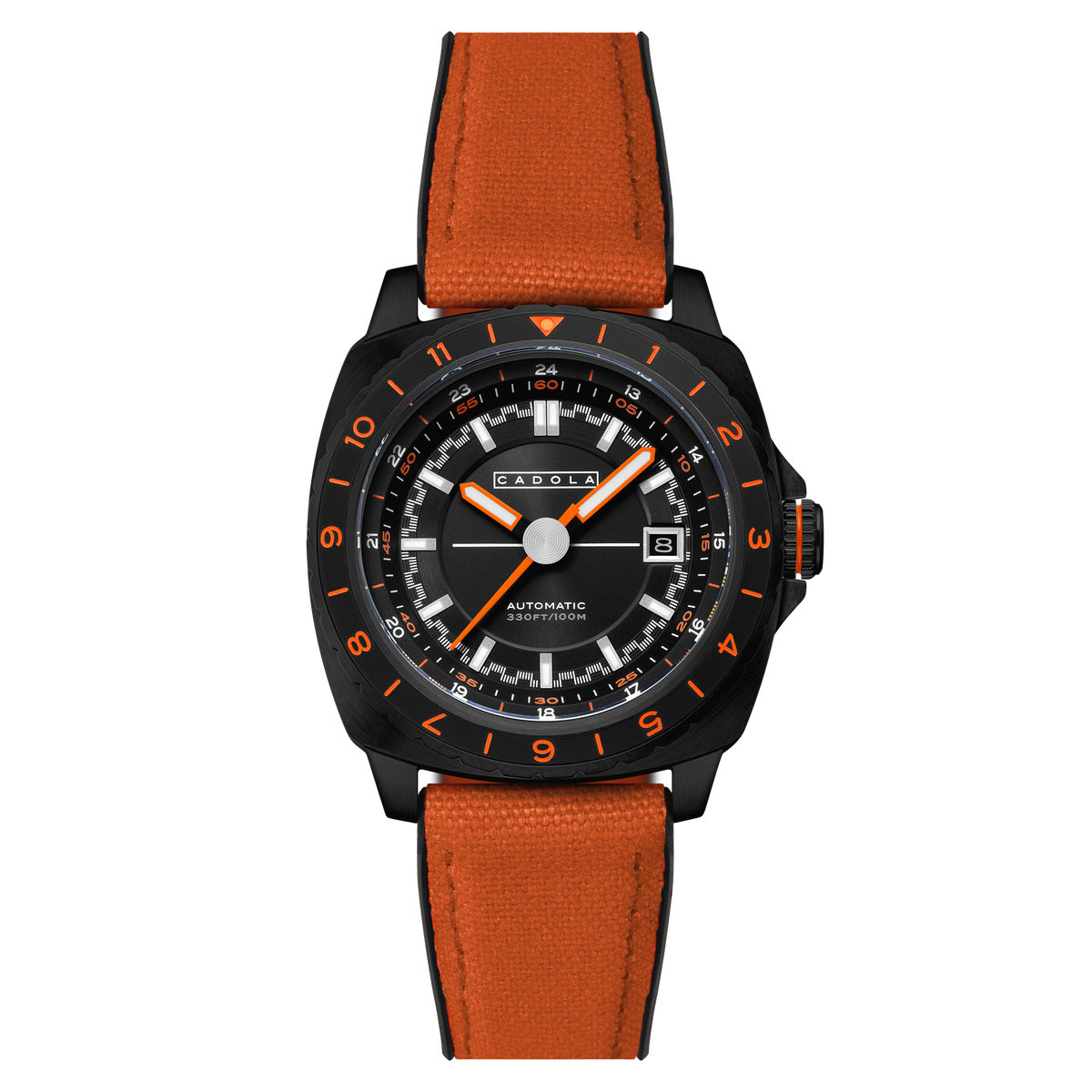 Giulia Meca Quartz BLACK / Leather | Black Dial – Watch Gang